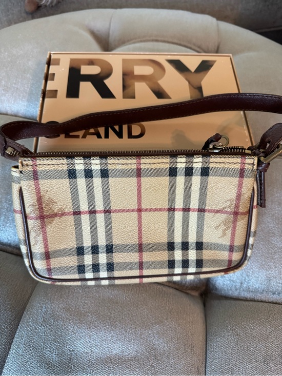 Burberry Handbags - Vintage Burberry nova check mini pochette